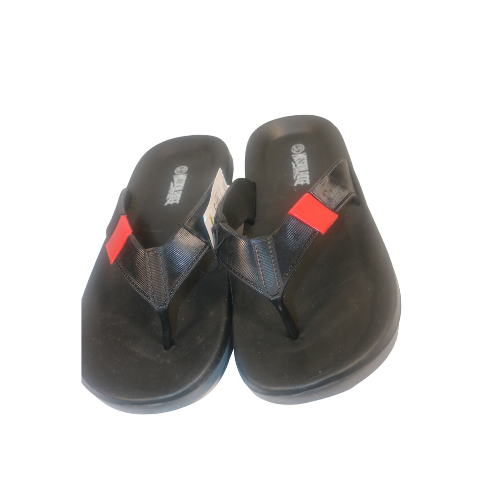 Mission Ridge Men's Thong Black Sandals Shoes Sz 8/9